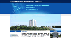 Desktop Screenshot of canakkalesehitlikrehberi.net